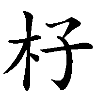 漢字「杍」の筆順(書き順)解説アニメーション