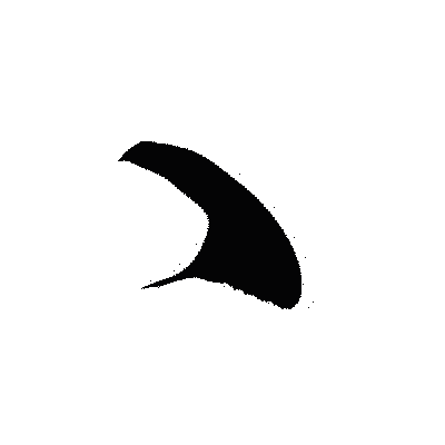 漢字「丶」の黒龍書体画像