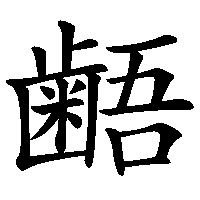 漢字「𪘚」の筆順(書き順)解説アニメーション