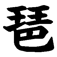 漢字「琶」の筆順(書き順)解説アニメーション