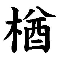 漢字「楢」の筆順(書き順)解説アニメーション