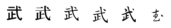 書体による違い 書体による違い