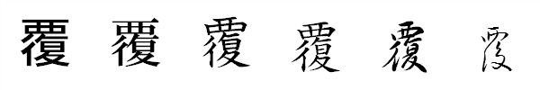 書体による違い 書体による違い